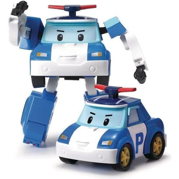 Robocar Poli - Amber Transformable Robot Vehicle - 10 cm - ROBOCAR varumärke