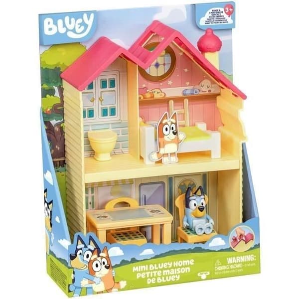 Bluey, Bluey's Mini House, Statyett och hus, Miniatyruniversum, Moose Toys