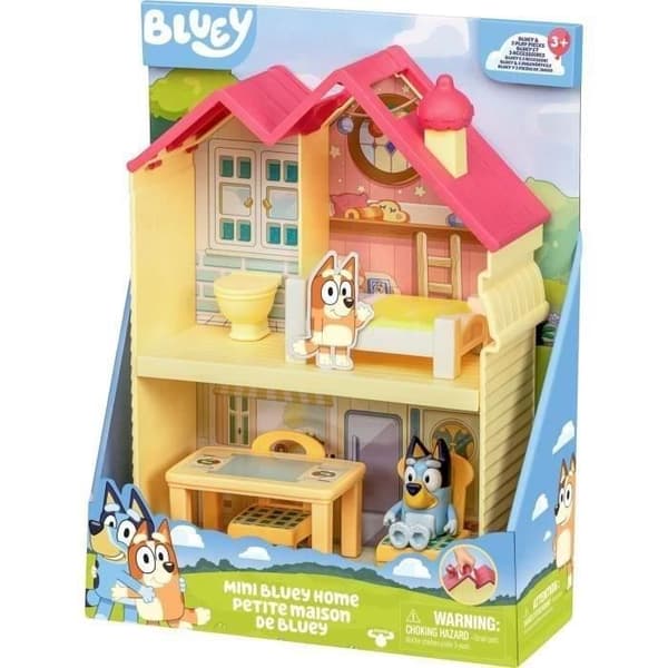 Bluey, Bluey's Mini House, Statyett och hus, Miniatyruniversum, Moose Toys