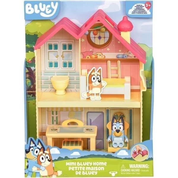 Bluey, Bluey's Mini House, Statyett och hus, Miniatyruniversum, Moose Toys
