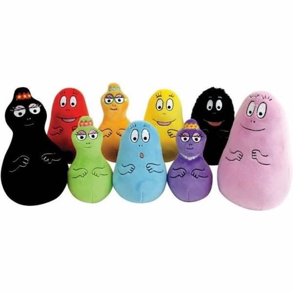 Mjukisleksak Jemini Multicolour Plysch djur (9 Delar) (9 antal)