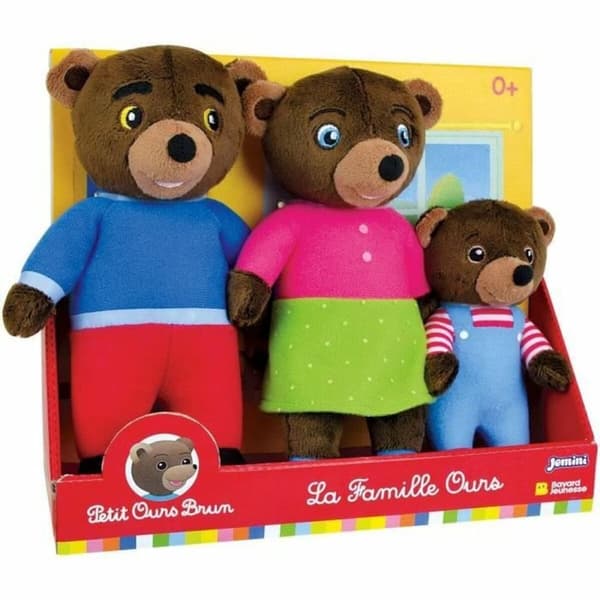 Bamse Jemini Brun plys Bjørn (3 Dele)