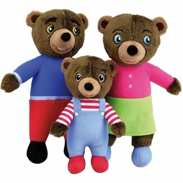 Bamse Jemini Brun plys Bjørn (3 Dele)