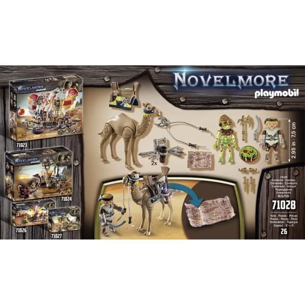 PLAYMOBIL - 71028 - Novelmore - Sal'ahari Sands - Arwynn and Skeleton Soldier