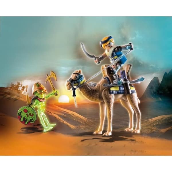 PLAYMOBIL - 71028 - Novelmore - Sal'ahari Sands - Arwynn and Skeleton Soldier