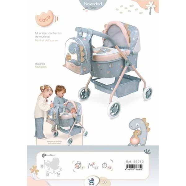 Dockvagn Decuevas Coco 35 x 50 x 56 cm
