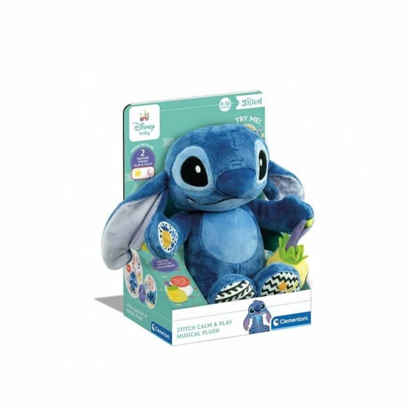 Mjukdjur med ljud Stitch Multicolour (Multicolour)