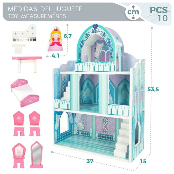 Miniature Hus Woomax 9 Dele 2 enheder 37 x 53,5 x 15 cm