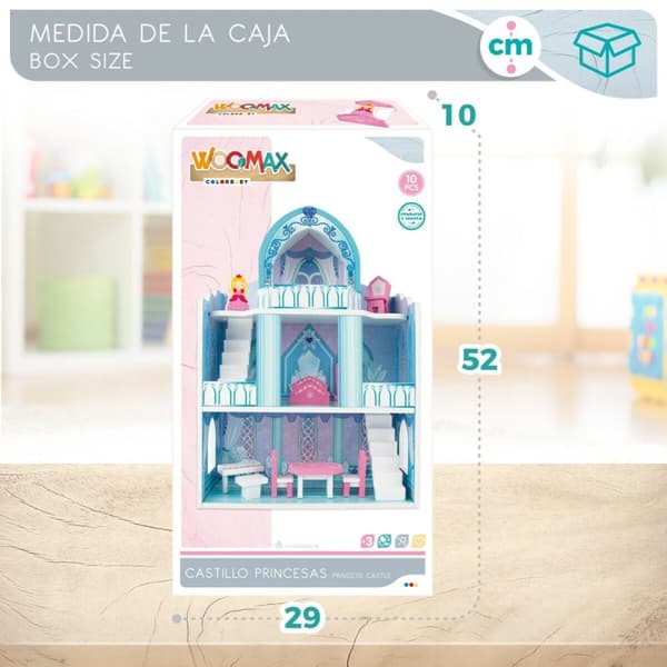 Miniature Hus Woomax 9 Dele 2 enheder 37 x 53,5 x 15 cm