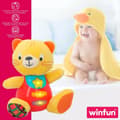 Miniatyrbillede 6 af 6: Bamse med Lyd Winfun Kat 16 x 17,5 x 10,5 cm (6 enheder)