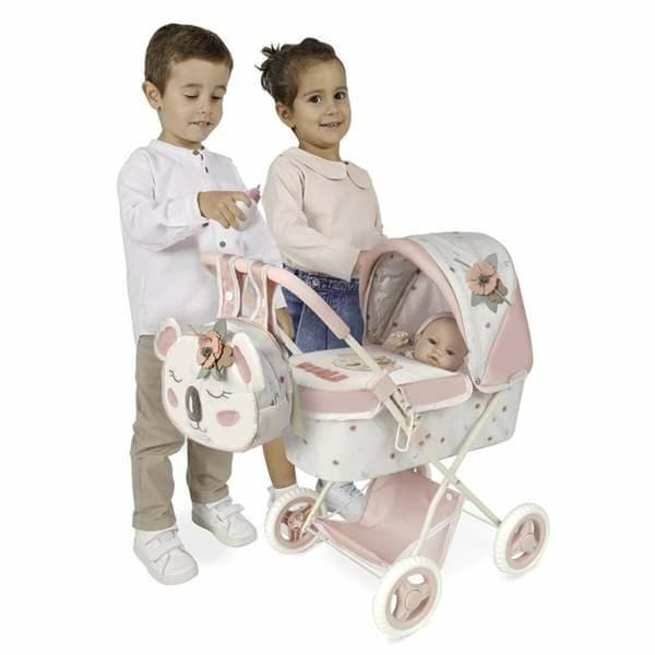 Lille Barnevogn til Dukker Decuevas Koala 38 x 65 x 60 cm Foldbar