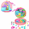 Miniatyrbillede 1 af 6: Babydukke med tilbehør Polly Pocket Moped Adventure
