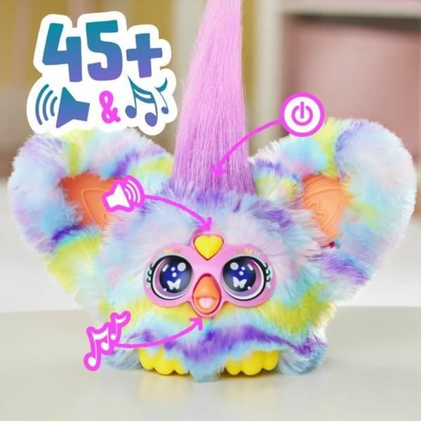 Bamse Hasbro Furby Furblets Swee-Dee Gul plys Dyr