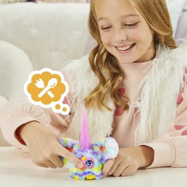 Bamse Hasbro Furby Furblets Swee-Dee Gul plys Dyr