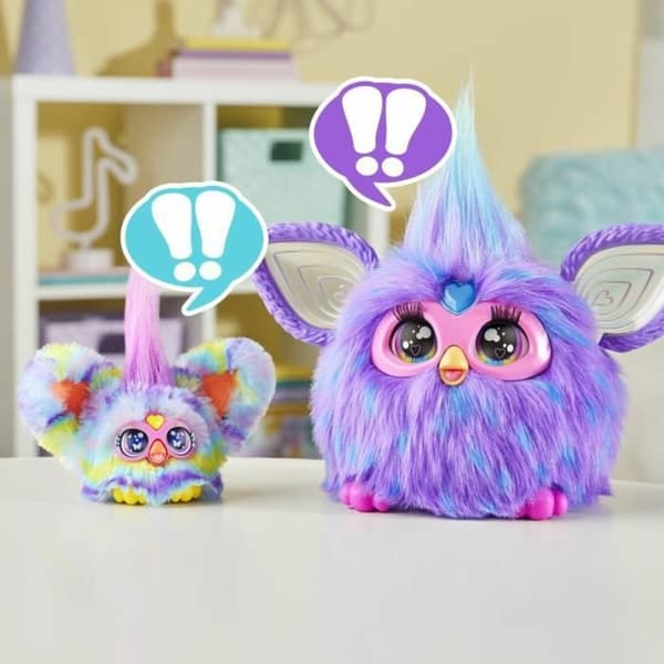 Bamse Hasbro Furby Furblets Swee-Dee Gul plys Dyr