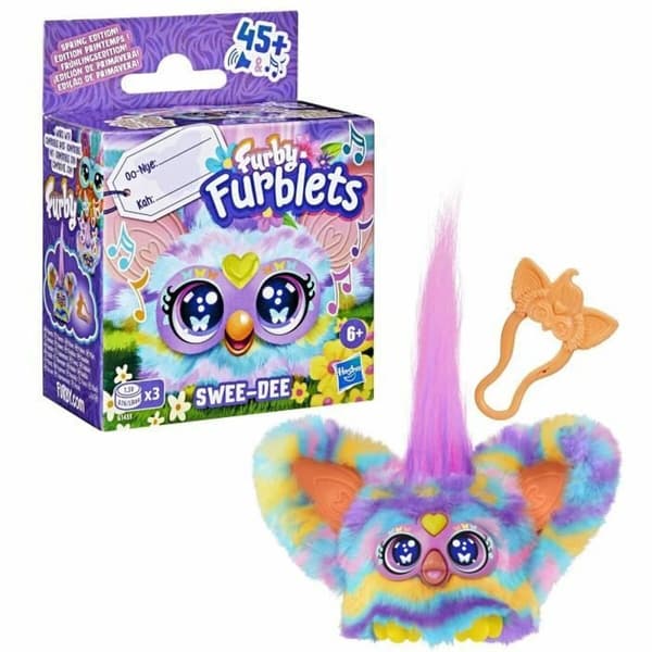 Bamse Hasbro Furby Furblets Swee-Dee Gul plys Dyr