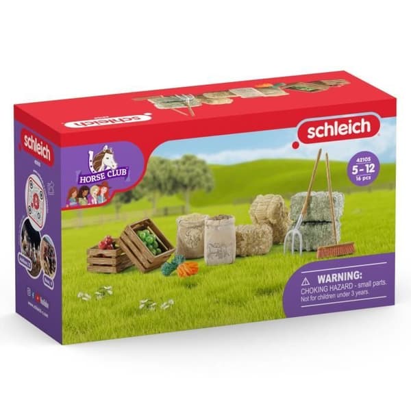 Matkit, tillbehör, Schleich 42105 Hästklubb, För barn från 5 år och uppåt