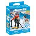 Miniatyrbild 1 av 6: PLAYMOBIL 71741 Kille med snöskor och Saint Bernard, My Life, 8 delar, Från 4 år