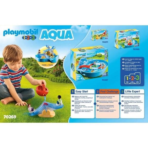 PLAYMOBIL 1.2.3 - 70269 - Vattengunga med vattenkanna - Unisex - Röd - Barn - 18 månader - Plast