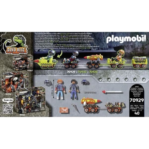 PLAYMOBIL 70929 Dino Rise Shooting Vehicle för Dino Mine