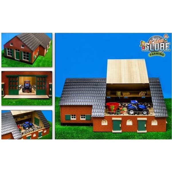 Kids Globe Farm med lada 1:32