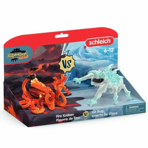 Tillbehör till dockhus Schleich Lava Octopus vs Ice Bug Duo