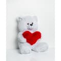 Pikkukuva 3 / 5: Nallekarhu GO GIFT FRANK 50 WH Valkoinen Pehmo Sydän 50 cm
