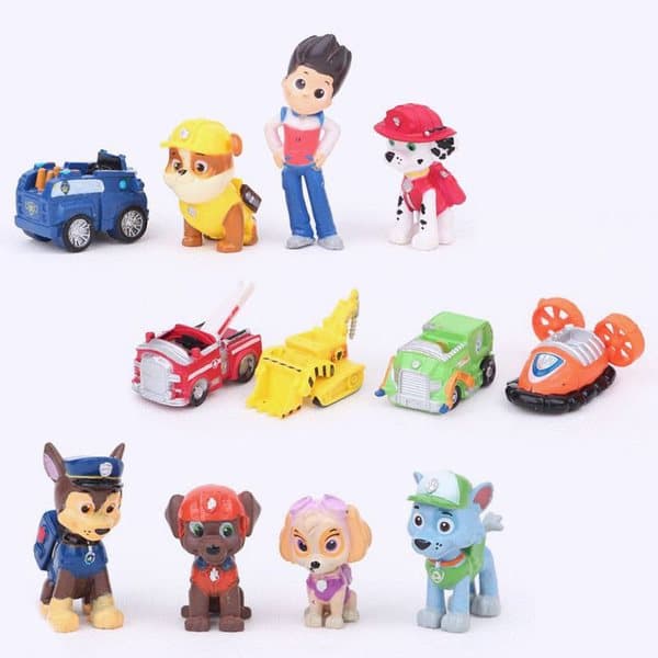 Paw Patrol 12st FIGURER