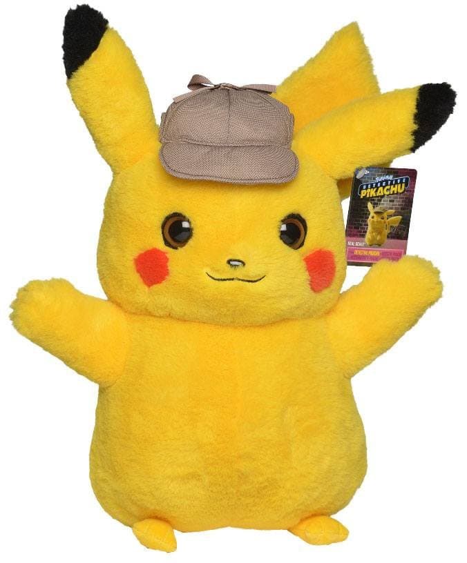 Pokemon - Detective Pikachu Real Scale Plush Figure - 40 cm