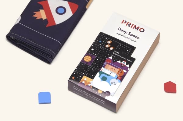 Primo Toys Deep Space Adventure Map, 3 år, Stoff, Flerfarget