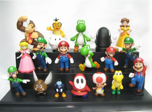 18 Pack Super Mario hahmot