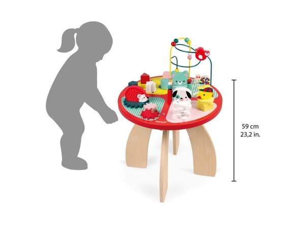 JANOD J08018 Baby Forest Activity Tisch