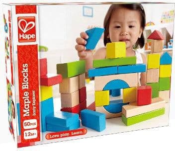 Färgade block från Hape - HAPE 0409