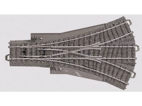 Märklin Three-Way Turnout, HO (1:87), Grå, 1 stykker