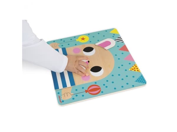 Janod Puzzle wooden magnetic Animals (J08035)
