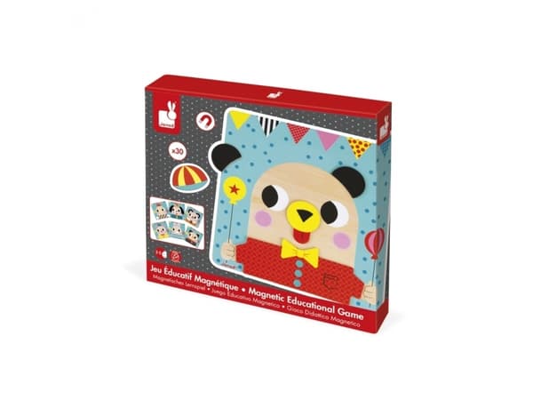 Janod Puzzle wooden magnetic Animals (J08035)