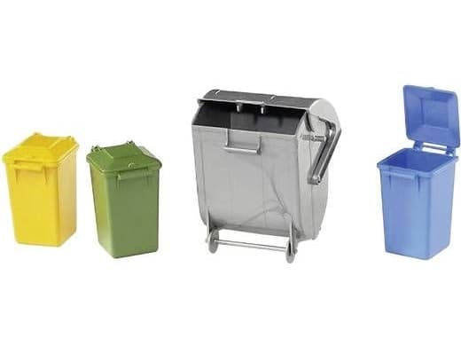 Bruder Garbage can set accessories