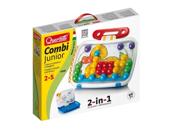 Quercetti Mosaic Combi Junior 2in1 60 stk