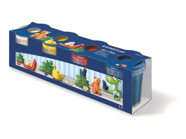 Staedtler Noris, Modelleringsleire, Flerfarget, Voksen og barn, Plastpotte, Gutt/Jente, Innendørs