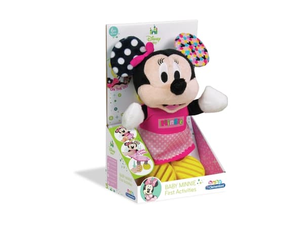 Clementoni Baby Minnie First Activities, Disney, Poika/tyttö, 0,5 kuukautta, Tuottaa ääntä, Monivärinen
