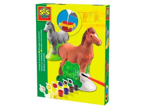 SES Creative Children's Horse Casting and Painting Set