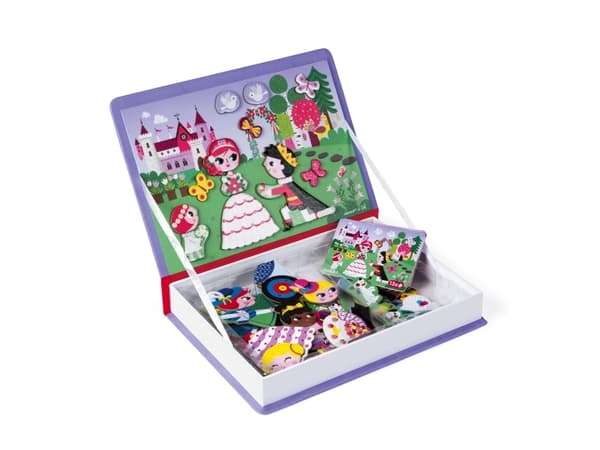 JANOD Princess Magneti''book, 3 År, Kartong, Violett