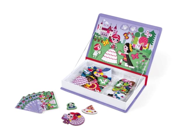 JANOD Princess Magneti''book, 3 År, Kartong, Violett