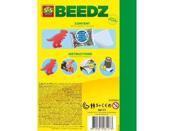 SES Creative Iron on beads T-Rex