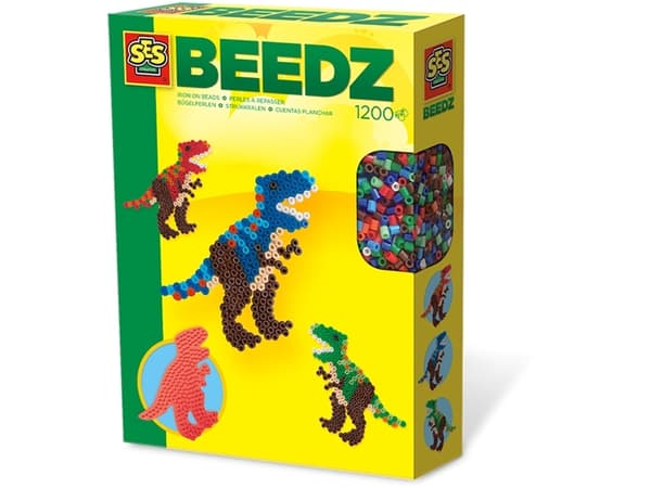 SES Creative Iron on beads T-Rex