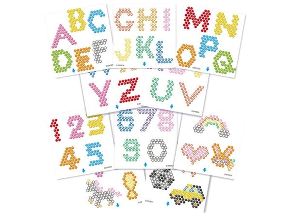 Epoch Aquabeads Szablony ABC i 123 (232296)