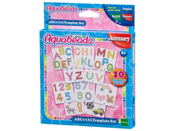 Epoch Aquabeads ABC Templates and 123 (232296)