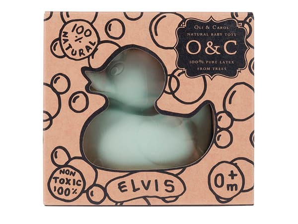 Oli&Carol OLI&CAROL Small Ducks toy Monochrome Mint, L-DSM-UNIT-MINT