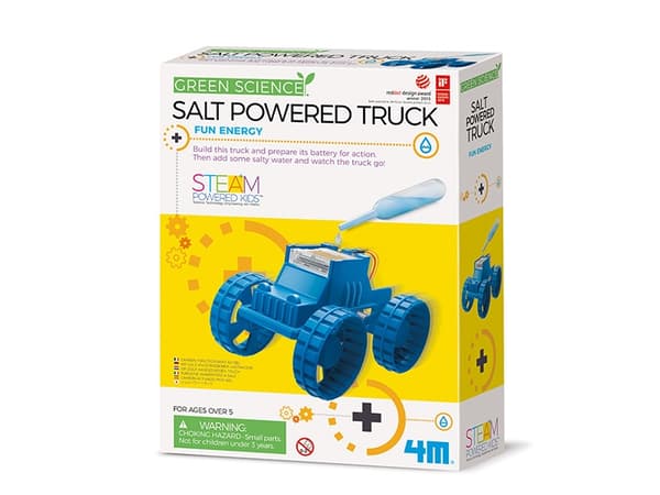 4M Green Science Salt-Powered Truck, Ingenjörskit, Teknik, 5 År, Blå