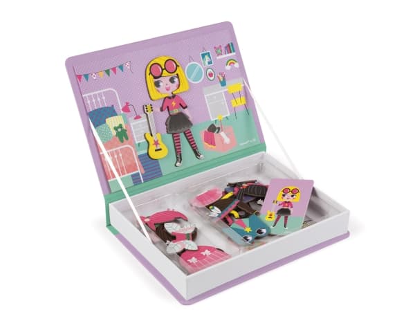 JANOD Tyttöjen puvut Magneti''book, 3 År, Karton, Violet